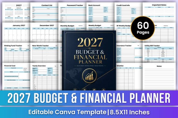 Download 2027 Budget Planner | Finance &amp; Savings - Budget planner Collection