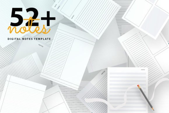Download Digital Notes Template Bundle Pack - Bundle pack Collection