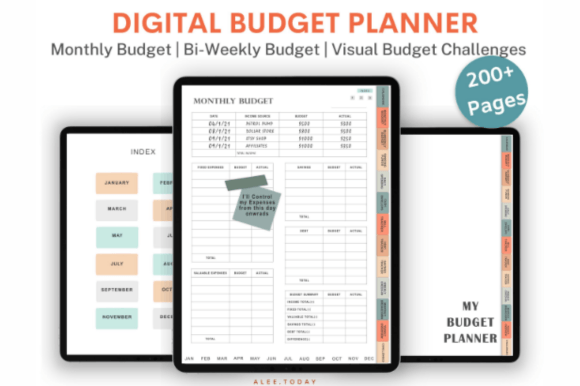 Download Digital Budget Planner,Financial Planner - Budget planner Collection