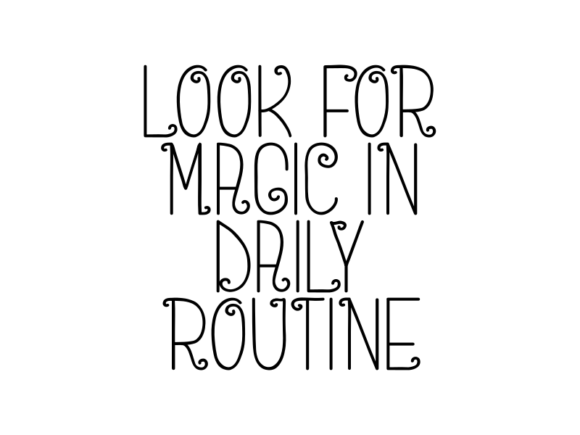 Download Look for Magic in Daily Routine - Premium Resources