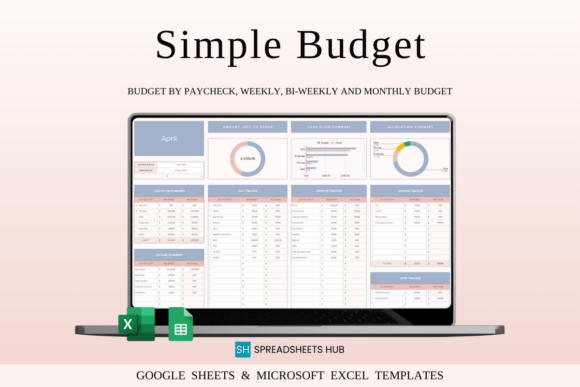 Download Budget Planner Excel &amp; Google Sheets - Budget planner Collection