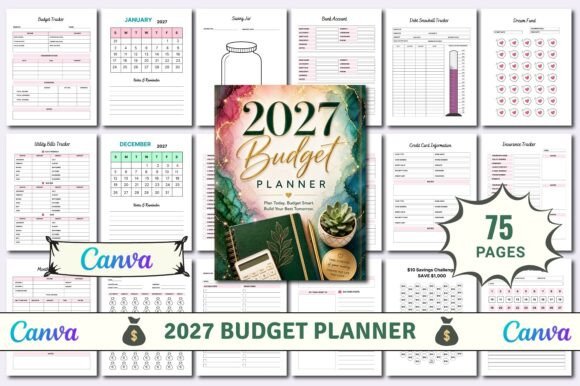 Download 2027 Budget Planner KDP - Budget planner Collection