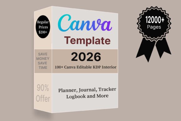Download 100+ Editable Templates | KDP 2026 - Editable template Collection