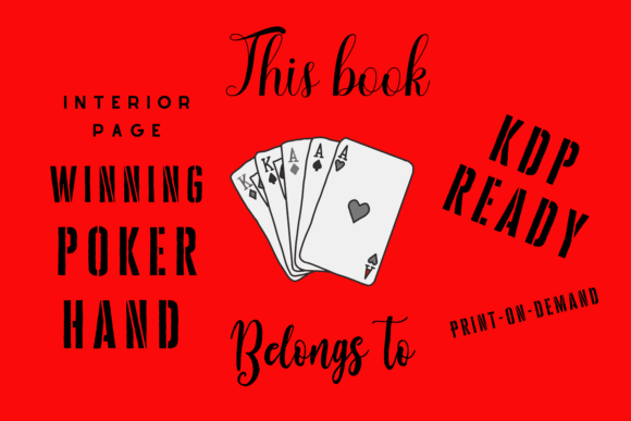 Download Winning Poker Hand This Book Belongs to - Premium Resources