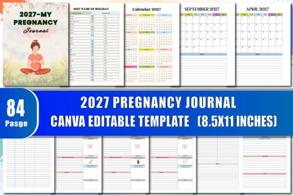 Download 2027 My Pregnancy Journal - Pregnancy journal Collection