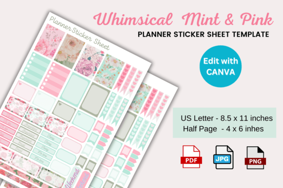 Download Planner Sticker Sheet Editable Template - Editable template Collection