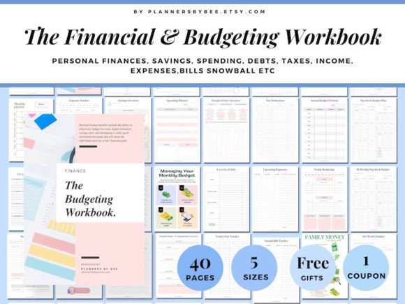 Download Digital Budget Planner, Finance Tracker - Budget planner Collection