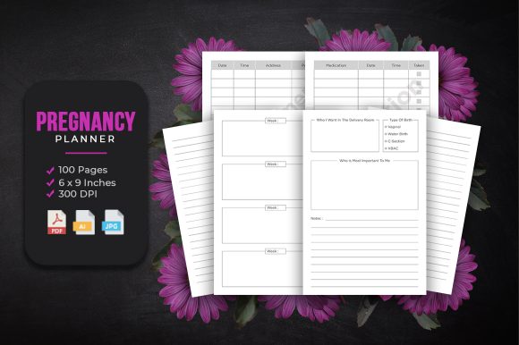 Download Pregnancy Journal KDP Interior Design - Pregnancy journal Collection